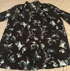 Women’s Maternity Liz Lange 3/4 Sleeve Color Block Blouse Size XXL - Picture 1 of 5
