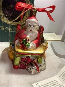 Waterford Holiday Heirlooms Santa’s Workshop 2001 Ornament ~ NWT - Picture 1 of 20