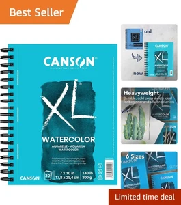 XL Series 7x10 Inch Watercolor Textured Pad - 30 Sheets of Artist-Grade Paper - Picture 1 of 7