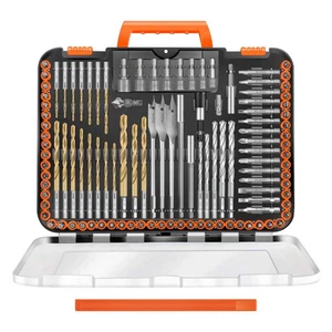 ENERTWIST Bohrer-Set, 112-teilig 1/4" Sechskantschaft Schlagschrauber Bits und Schraube - Bild 1 von 12