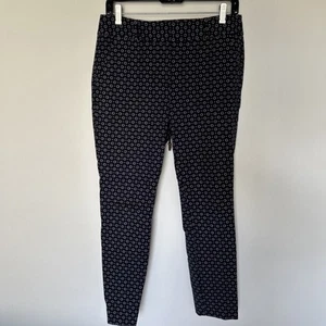 Ann Taylor LOFT Size 6 Petite Ankle Length Pants Navy Blue Marisa Skinny - Picture 1 of 9