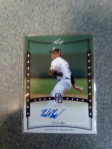 Kyle Hill 2014 Leaf Rookie Signature Card #  a kh2