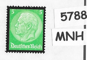#5788 Timbre MNH / 1934 Sc437 / PF05 Mémorial de Hindenburg / Troisième Reich Allemagne - Photo 1 sur 1