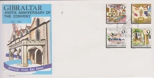 GB - GIBRALTAR 1981 The Convent 450th Anniv/Governors Residence SG 446-449 FDC - Picture 1 of 1