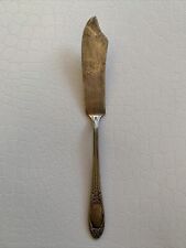 Flat Handle Master Butter Knife by National Silver Company Four Monarch Floral
