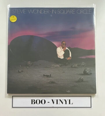 Stevie Wonder- In Square Circle-1985 Motown Vinyl Lp Record VG+ / VG+ Condition - Image 1 of 4
