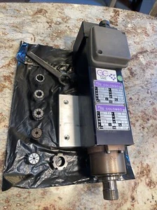 PDS Colombo Router Spindle 3HP 24,000 RPM W/ Cooling Fan, Collets, Wrench - Picture 1 of 12