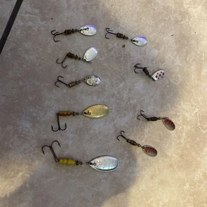 Vintage fishing lure Mepps Aglia 5,4,2 made in France Ilba rublex celta lures - Picture 1 of 7