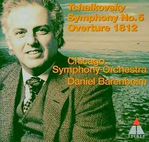 TCHAIKOVSKY "Symphony No. 5/Overture 1812" (CD 1996) Barenboim Chicago EXCELLENT - Picture 1 of 1