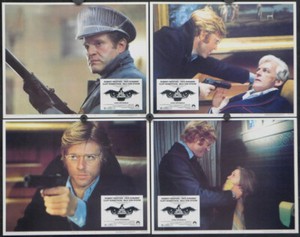 THREE DAYS OF THE CONDOR 1975 ORIGINAL 11X14 NM LOBBY CARD SET ROBERT REDFORD