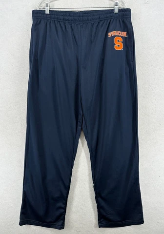 SYRACUSE UNIVERSITY Pants Adult 2XL Orange Elastic Waist Athletic Training Blue Cover