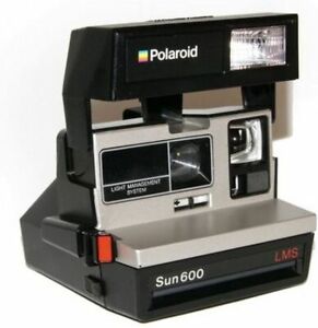 Polaroid 600 Sofortbildkamera One Step stahl grau [Refurbished] incl. 1 Film