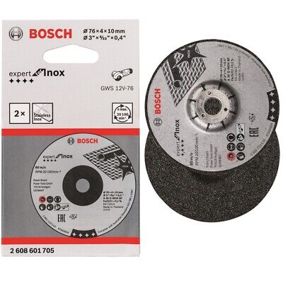 Bosch Disco-Sgrossatura Expert Per Inox A 30 Q Bf 76x4x10mm 2608601705 2er Pacco • 5.07€