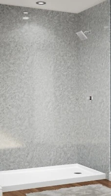 Paredes de ducha acrílicas Silverstone 60" x 36" x 96' Foto 1 de 4