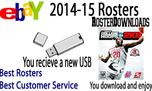 Tarjeta de memoria College Hoops 2K8 2014-15 listas de baloncesto PS3 Foto 1 de 1