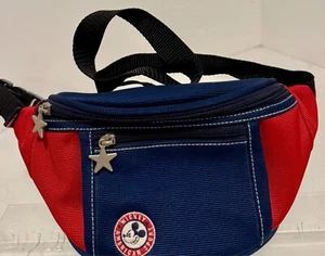 Disney Mickey Mouse American Sport Rot Blau Bauchtasche Gürteltasche Neu - Bild 1 von 3