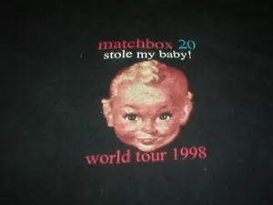 Matchbox 20 World Tour 1998 Concert Tour GIANT T-Shirt LARGE Pop Rock Rob Thomas - Bild 1 von 13
