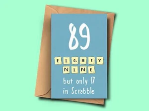 Tarjeta divertida para 89 cumpleaños hermana nieto padre abuelo sobrino Stepmum hijo - Imagen 1 de 1