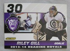 2013-14 Reading Royals ECHL Riley Gil Hockey Card