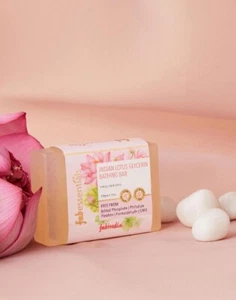 Lote de 2 jabones barra de baño Fabindia lotus indio 200 g cuidado corporal de la piel - Imagen 1 de 5