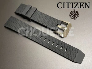 Citizen Promaster Satellite Wave CC5001-00W 22mm Black Rubber Strap with PINS - Picture 1 of 9