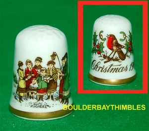 THIMBLE CAVERSWALL CHINA - NAVIDAD 1985 Carolers INGLANDIA - Imagen 1 de 6