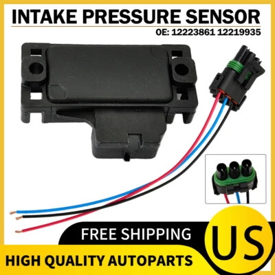 Kit de sensor de mapa GM 3 bares TURBO Absolute para varios Chevy OE# 12223861 16040749 Foto 1 de 4