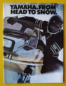 Original YAMAHA Snowmobiles Full Line Sales CATALOG Brochure 1981? - Picture 1 of 10