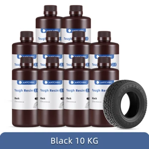 (10KG Czarny) ANYCUBIC Tough Resin 2.0 Drukarka 3D Żywica Wysoka wytrzymałość Żywica UV - Zdjęcie 1 z 9