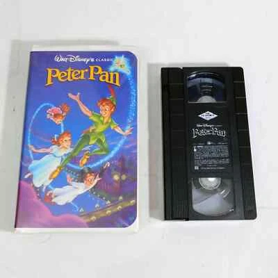 Walt Disney's Peter Pan VHS Black Diamond Edition Tested Working Foto 1 de 3