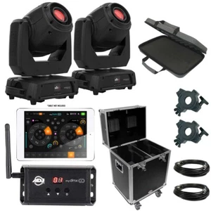 Chauvet Intimidator Spot 360X Black Light 2 Pack with Case+myDMX Go - Picture 1 of 12