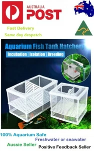 Aquarium Fish Tank Guppy Breeding Hatcher Net Hanging Mesh Box Separate Trap - Bild 1 von 4