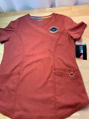 Nueva Blusa Médica para Mujer en Arcilla Brezo/Óxido Talla XS* Foto 1 de 3