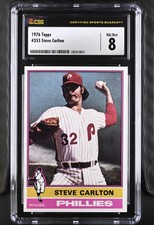 1976 Topps Baseball #355 STEVE CARLTON Phillies CSG 8 NM/MT