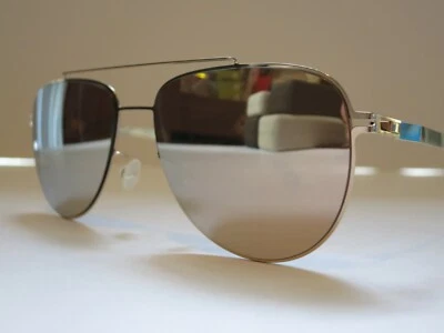 Mykita MYLON HYBRID LEAF 307 CHAMPAGNE GOLD Gafas Gafas Gafas Gafas Sombra NUEVO Foto 1 de 4