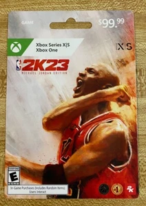 Michael Jordan 2K23 XBox Series X|S Xbox One Collectible Card - No Game - Picture 1 of 5