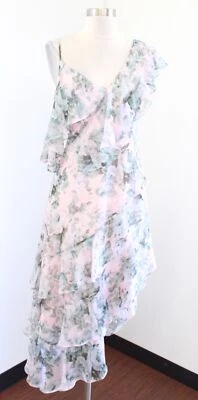 Keepsake the Label Revolve Sweet Love Asymmetrical Hem Floral Dress Size S Party - Image 1 of 4