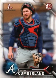 2016 Bowman Draft #BD-26 - Brett Cumberland FBC - Atlanta Braves 16-170 - Picture 1 of 2