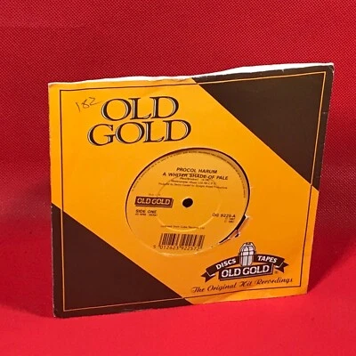 PROCOL HARUM A Whiter Shade Of Pale 1982 UK 7" vinyl single Homburg 45 record - Image 1 of 2