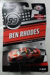 Nuevo NASCAR Authentics 2024 Wave 3 #99 Ben Rhodes Champion - Imagen 1 de 2