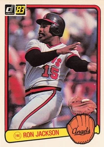 1983 Donruss #639b Ron Jackson Red border - Picture 1 of 2