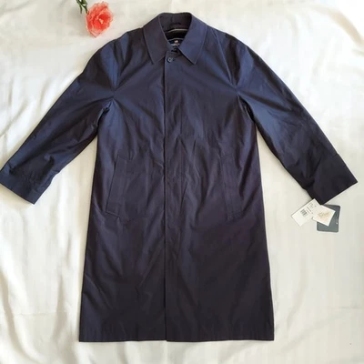 NWT - Newport Harbor Blue Trench coat Size 40 with zip-out liner and pockets - Image 1 of 4
