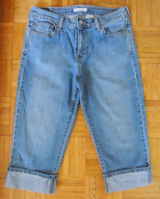 Jeans capri para mujer LEVI'S 515 talla 8 lavado claro ENVÍO GRATUITO Foto 1 de 4
