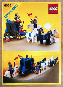 Vintage LEGO 6055 Prisoner Convoy instruction manual only Legoland Castle