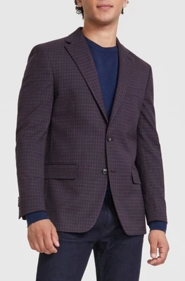 Abrigo deportivo Tommy Hilfiger para hombre ajuste moderno a cuadros precio de venta sugerido por el fabricante $295 Foto 1 de 4