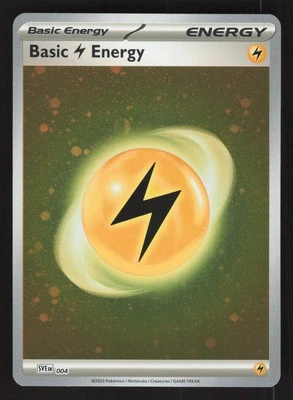 Basic Lightning Energy (Cosmos Holo) 004 Pokemon SV01: Scarlet & Violet Base Set - Image 1 of 2