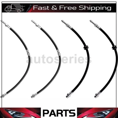 Manguera hidráulica de freno delantera trasera para BMW 323Ci 2000-2000 4 piezas Foto 1 de 4