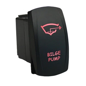 BOMBA DE SENTINA 6M38R Interruptor basculante 12V LED rojo impermeable barco marino ON-OFF - Imagen 1 de 1