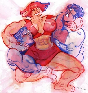 ERMANNO IAIA - Tavola originale Illustrazione per Playboy n.1 - Picture 1 of 1