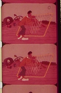TRAILER 16MM FILM MOVIE ROLLED NO REEL H13 - Imagen 1 de 6